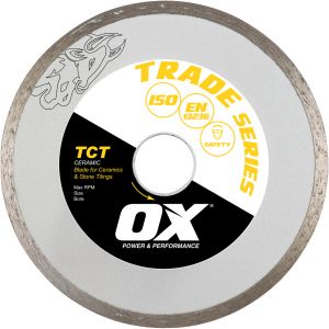 Image for OX Trade TCT Continuous Rim Diamond Blade - Ceramics