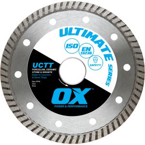 Image for OX Ultimate UCTT Thin Turbo Diamond Blade - Porcelain