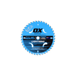 OX Pro Lightning 7-1/4-Inch   Circular Saw Blade | 40-Tooth & DM5/8" Bore