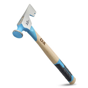 Pro 12-Ounce Milled Face Drywall Hammer | Straight Hickory Handle w/ TPR Grip