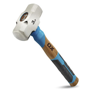 Pro 3-Pound Club Hammer | Straight Hickory Handle w/ TPR Grip