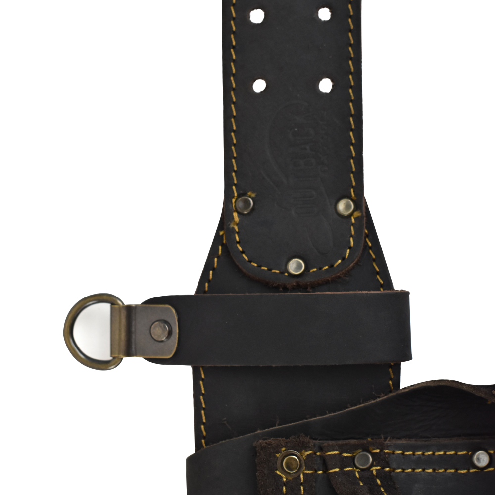 OX Pro Oil-Tanned Leather Framing Rig With Suspenders - OX Tools