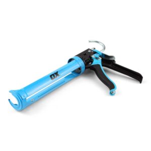 10-Ounce Heavy Duty Caulk Gun | 25:1 /12:1 Dual Thrust Ratio I Drip-Free Switch