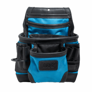 Ultimate 10-Pocket Leather & Nylon Fastener Pouch w/ Kevlar Reinforcement