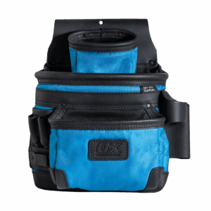 Ultimate 3-Pocket Leather & Nylon Fastener Pouch w/ Kevlar Reinforcement