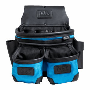 Ultimate 3-Pocket Leather & Nylon Framer's Pouch w/ Kevlar Reinforcement