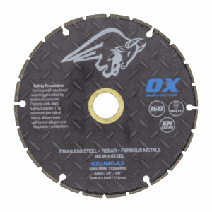 Ultimate Metal Cutting Vacuum Brazed Diamond Blade | 4.5" / 114mm