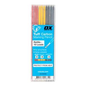 Pro Tuff Carbon Pencil Leads - Basic Color & Graphite Lead | 10-Pack