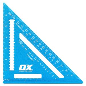 OX Pro Aluminium Rafter Square - Imperial|7"