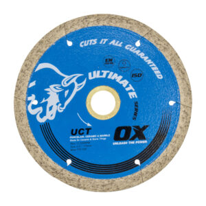 Ultimate Continuous Rim Diamond Blade - Ceramics | Diameter: 4.5" / 114mm | Bore: 7/8" - 5/8" / 22mm - 15mm