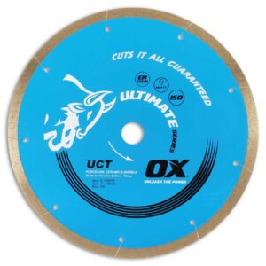 Ultimate Continuous Rim Diamond Blade - Ceramics | Diameter: 7" / 178mm | Bore: 7/8" - 5/8" / 22mm - 15mm
