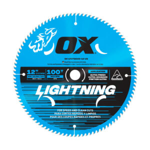 Pro Circular Saw Blade - Lightning Design & 12-Inch