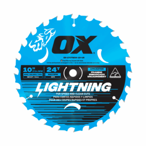 Pro Circular Saw Blade - Carbide & 10-Inch, 24-Tooth