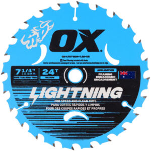 Pro Circular Saw Blade - OXLOK Tooth & 24-Teeth, 7-1/4-Inch