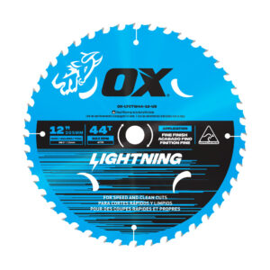 Pro Lightning Circular Saw Blade - Non-Stick Coating & 12-Inch