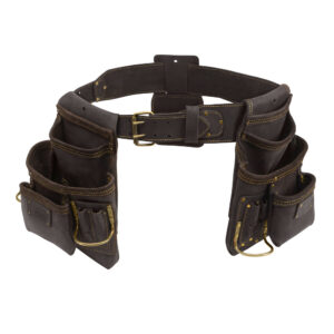 Pro 3-Inch Oil Tanned Leather Tool Belt - Large 35" to 46"