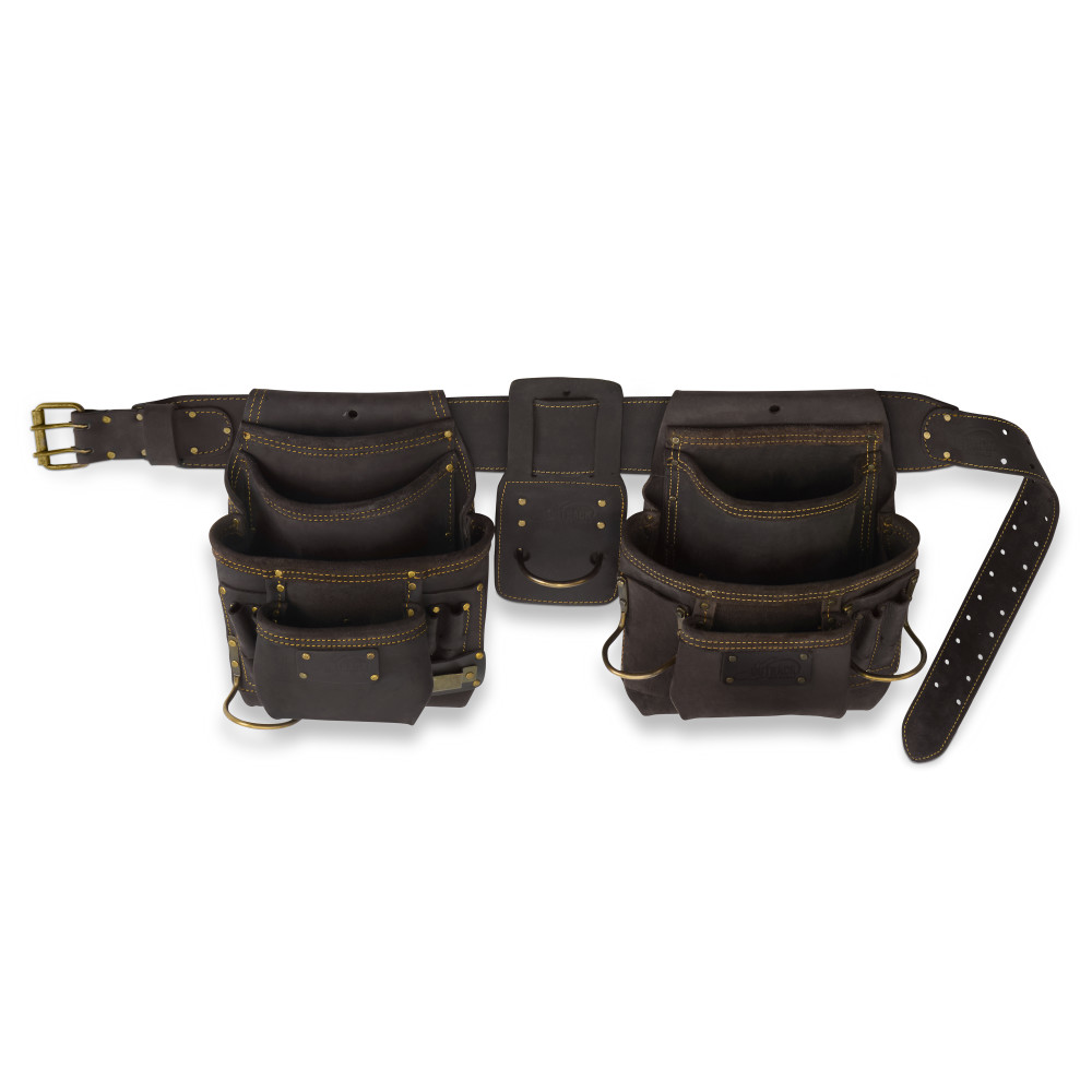 るあ OX Pro Oil-Tanned Leather Framing Rig With Suspenders - OX Tools