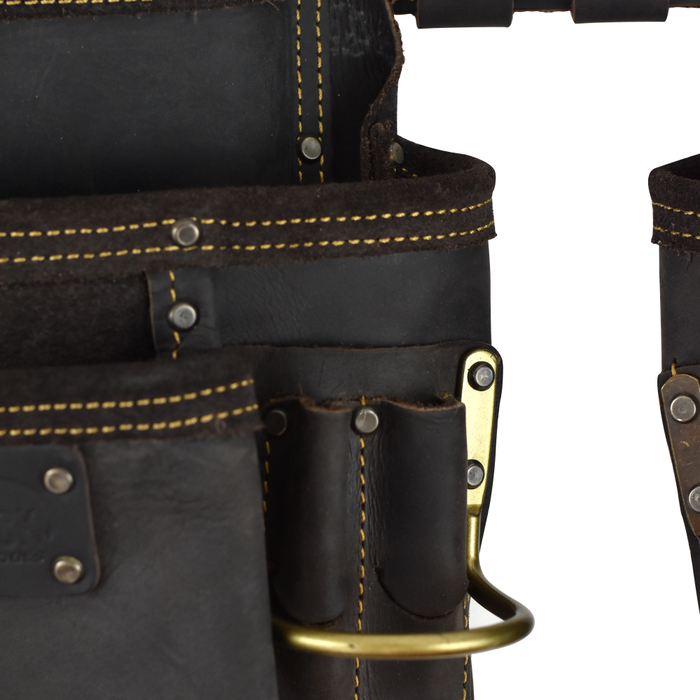 OX Pro Oil-Tanned Leather Framing Rig With Suspenders - OX Tools