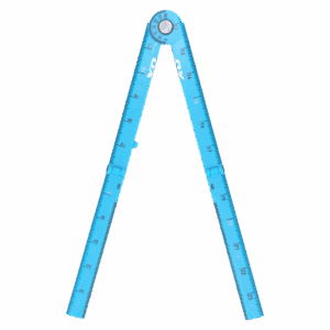 Pro 24-Inch Imperial Tuff Rule | Cyan