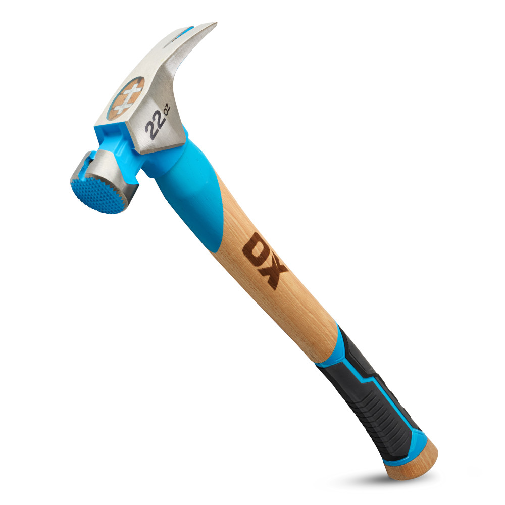 Pro 22-Ounce Milled Face Framing Hammer | Straight Hickory Handle