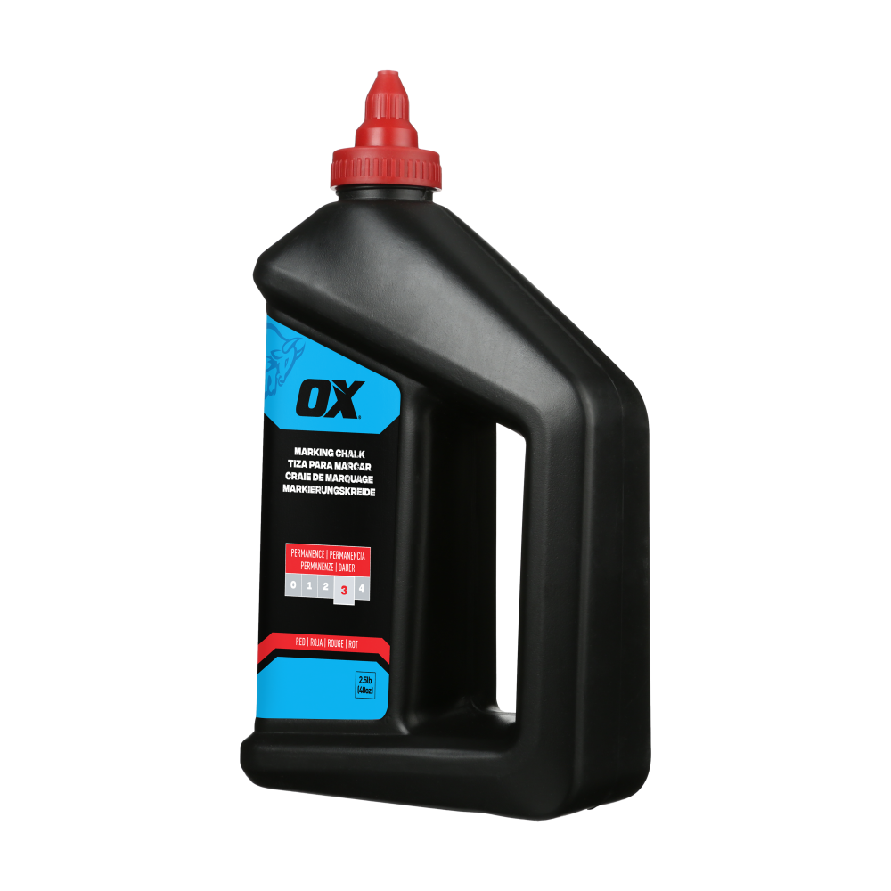 OX Pro Series 1.1kg/2.5lbs Red Marking Chalk